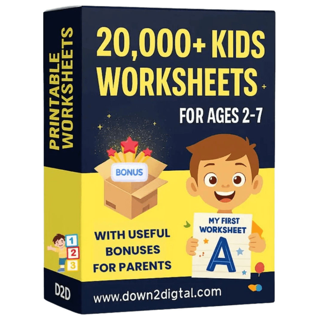20000 kids worksheets