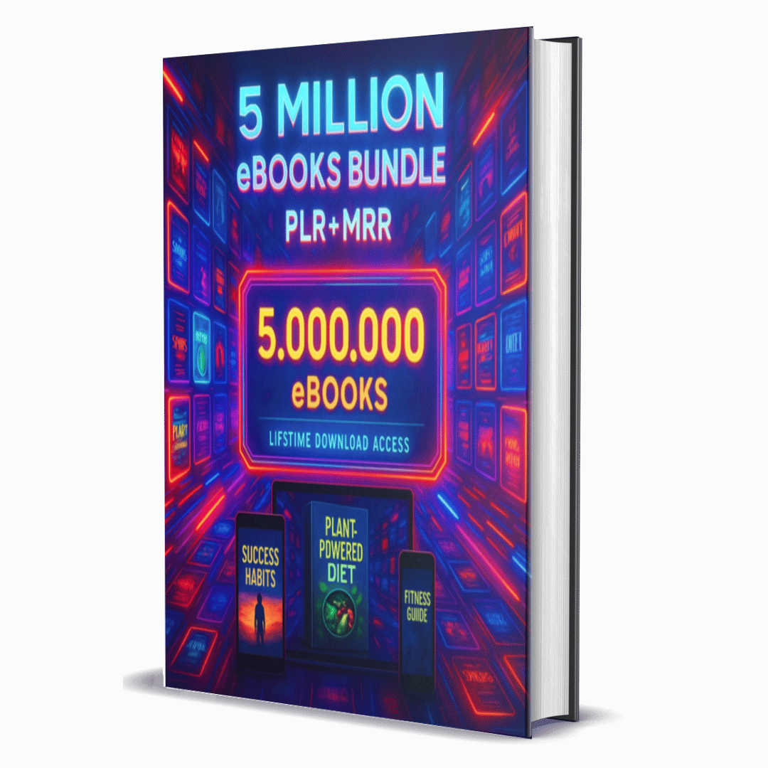 5 Milliion Mega Ebooks Bundle