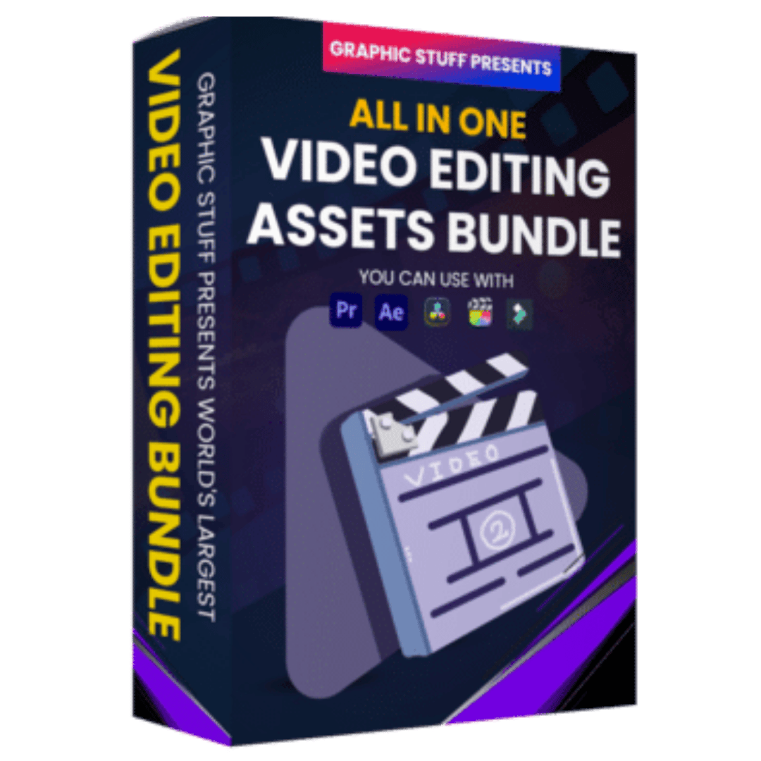 500 gb video editing essets bundle