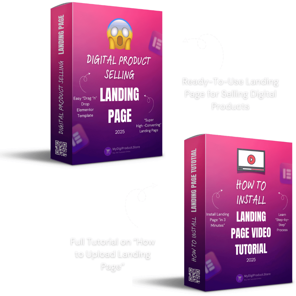 Ready-To-Use Digital Product Selling Landing Page